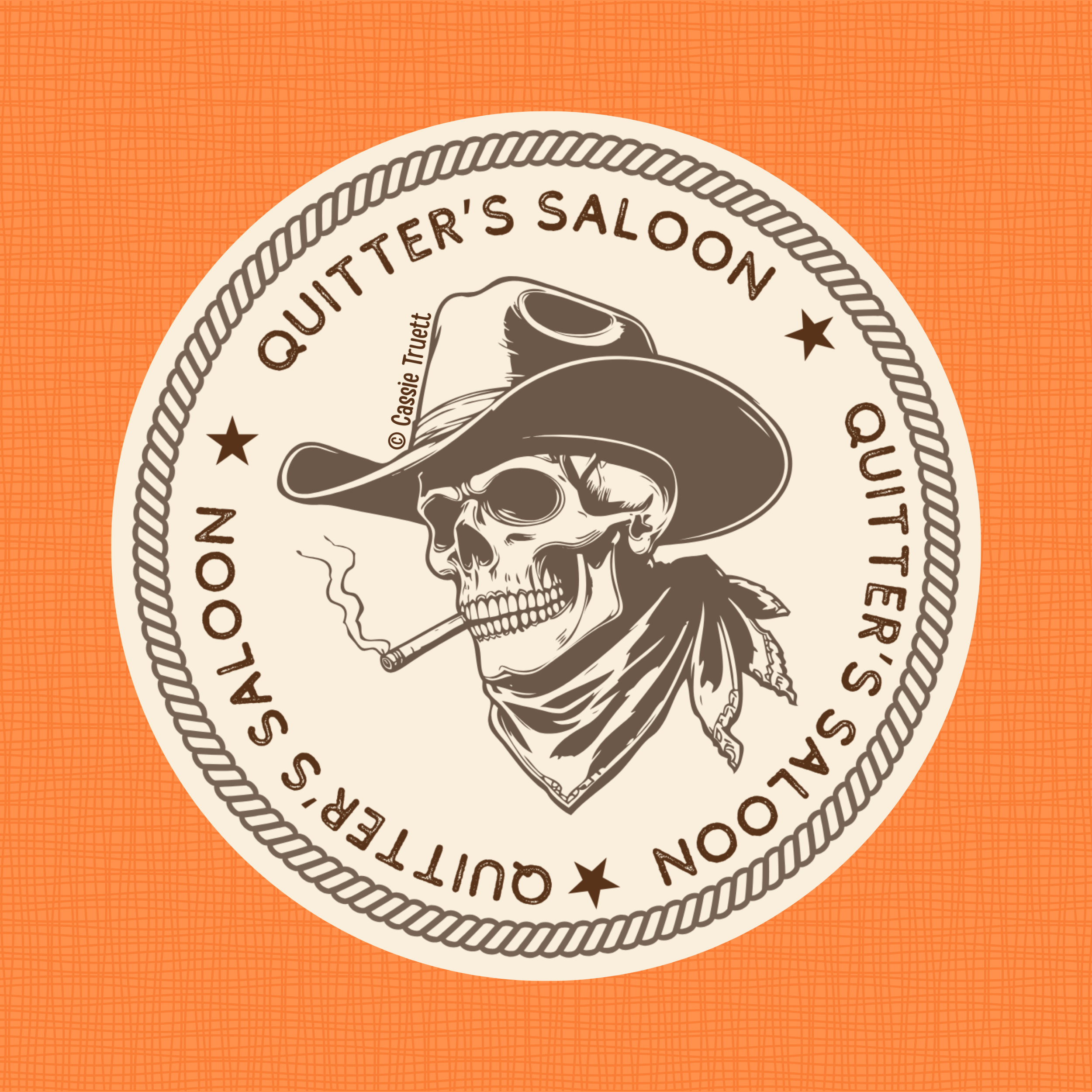 Quitter's Saloon Sticker