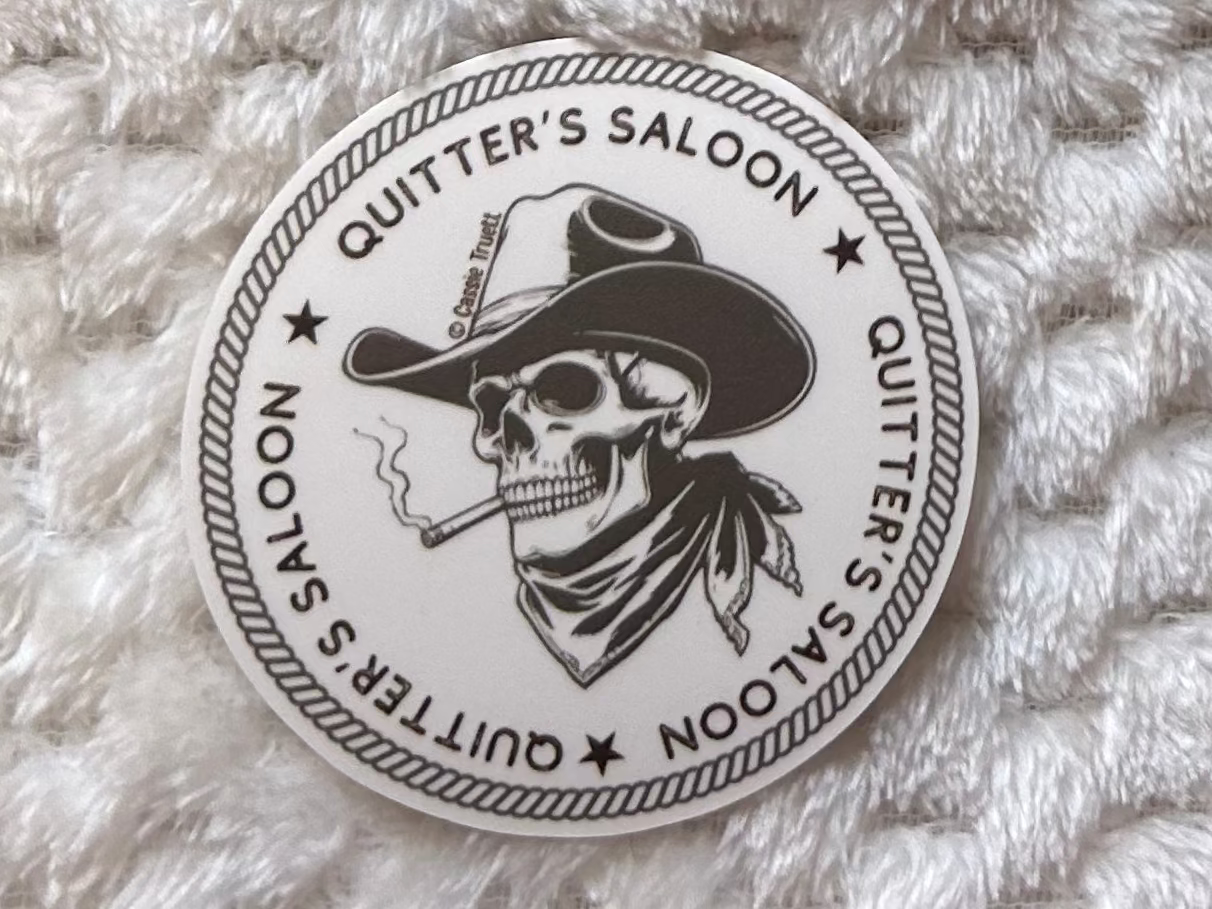 Quitter's Saloon Sticker